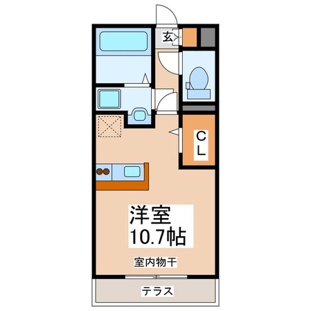 ラ・ステュディオの物件間取画像